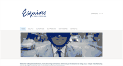 Desktop Screenshot of esquirescollections.com